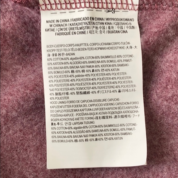 VANS 🔥SALE!🔥 Women’s Boxed Pullover II Hoodie Burgundy Size XS VN0A4QGH9A8 - Picture 5 of 5